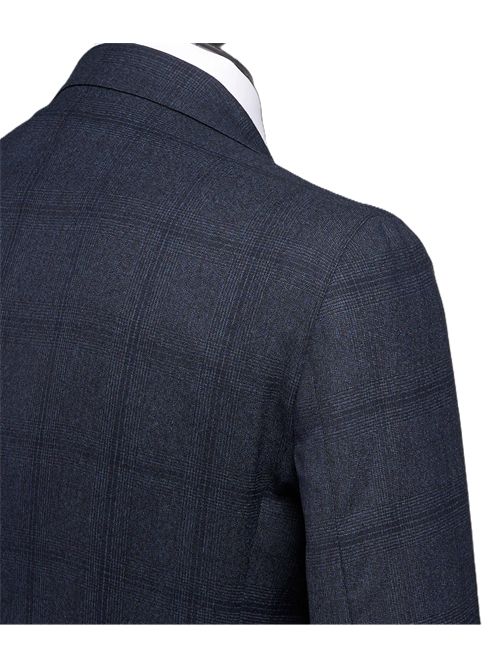 Abito morbido in lana a quadri tonali 'Vesuvio' Tagliatore TAGLIATORE | 2SVS20K11AI 070132 W25I140 B1133